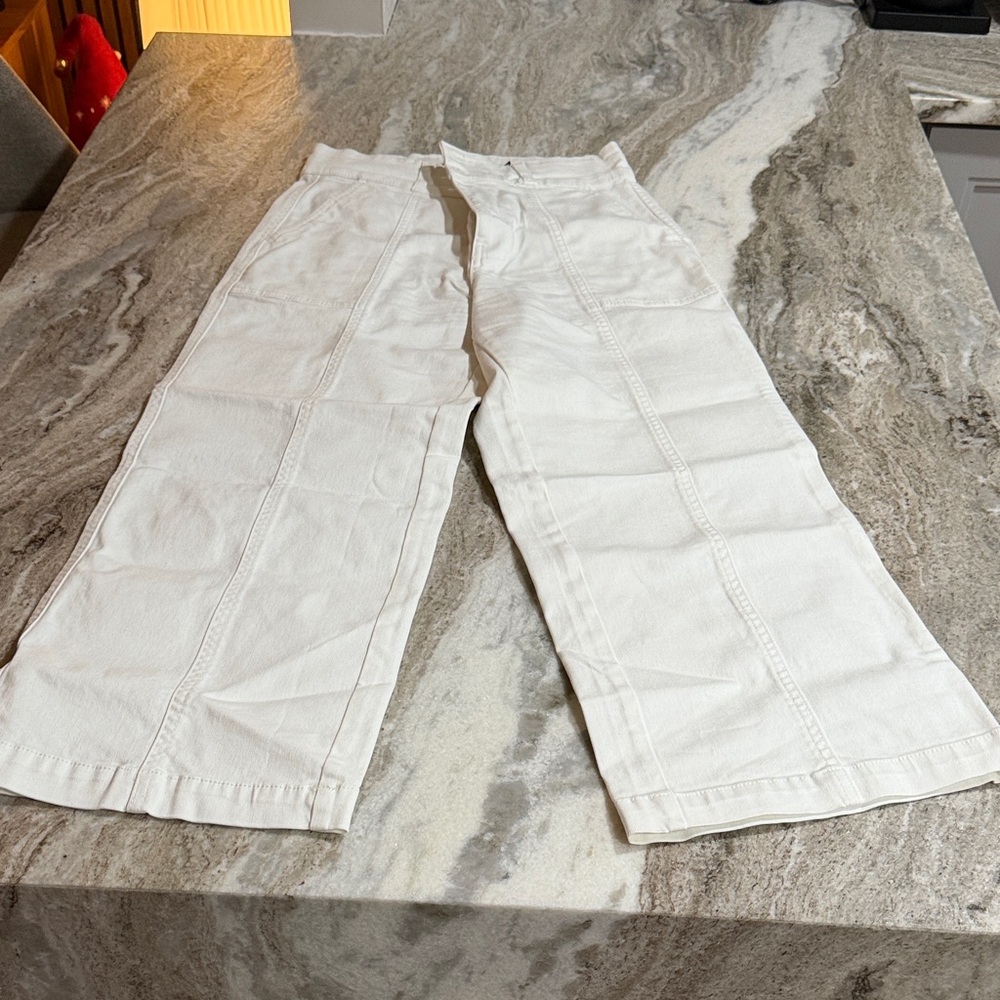 Hudson Jeans White Flare & Wide Leg